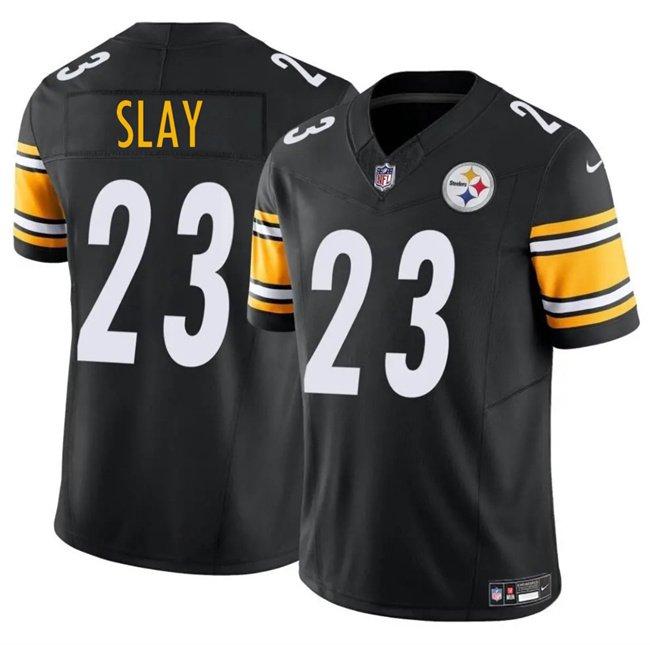 Black Pittsburgh Steelers #23 Darius Slay Jr. 2025 F.U.S.E. Vapor Untouchable Limited Stitched Jersey - PSJ394