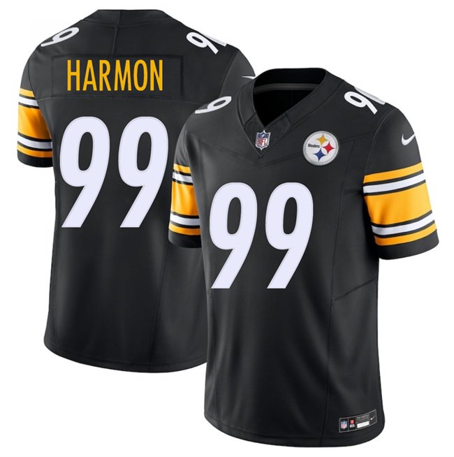 Black Pittsburgh Steelers #99 Derrick Harmon 2025 Draft F.U.S.E. Vapor Limited Stitched Football Jersey - PSJ357