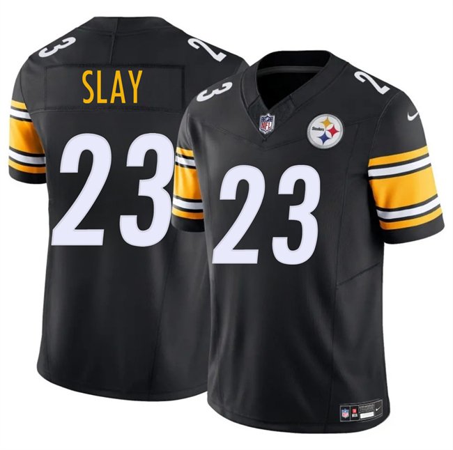 Black Pittsburgh Steelers #23 Darius Slay 2025 F.U.S.E. Vapor Limited Stitched Football Jersey - PSJ362