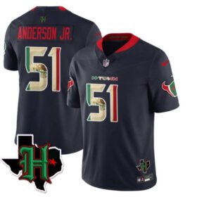 Houston Texans #51 Will Anderson Jr. F.U.S.E. Mexican Vapor Limited Stitched Football Jersey - HTJ187