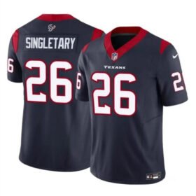 Navy Houston Texans #26 Devin Singletary 2023 F.U.S.E Vapor Untouchable Stitched Football Jersey - HTJ205