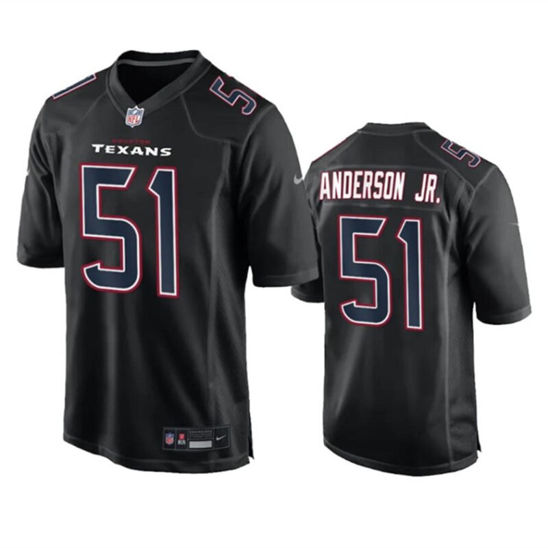 Black Houston Texans #51 Will Anderson Jr. Fashion Vapor Untouchable Limited Stitched Football Jersey - HTJ332