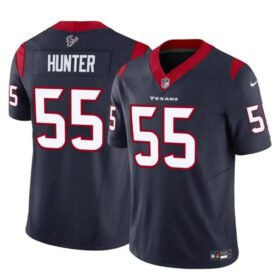Navy Houston Texans #55 Danielle Hunter 2024 F.U.S.E 2023 F.U.S.E Vapor Untouchable Stitched Football Jersey - HTJ321