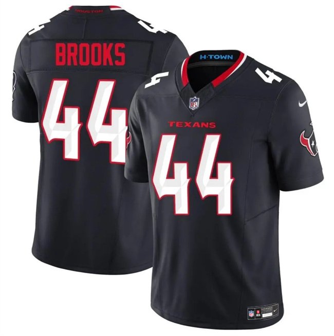Navy Houston Texans #44 British Brooks 2025 F.U.S.E. Vapor Limited Stitched Football Jersey - HTJ324
