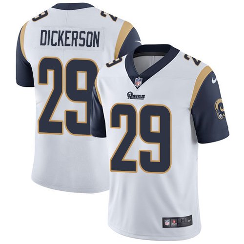 Nike Rams #29 Eric Dickerson White Stitched NFL Vapor Untouchable Limited Jersey - LAR183