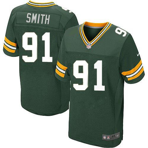 Nike Packers #91 Preston Smith Green Team Color Stitched NFL Elite Jersey - GBJ636