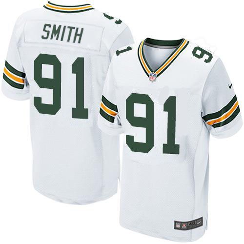 Nike Packers #91 Preston Smith White Stitched NFL Elite Jersey - GBJ435