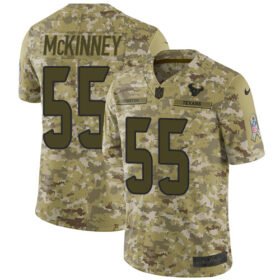 Nike Texans #55 Benardrick McKinney Camo Stitched NFL Limited 2018 Salute To Service Jersey - HTJ227