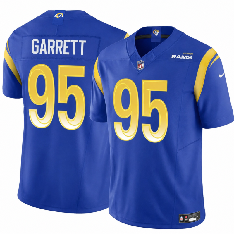 Blue Los Angeles Rams #95 Myles Garrett 2026 F.U.S.E. Vapor Untouchable Stitched Football Jersey - LAR627