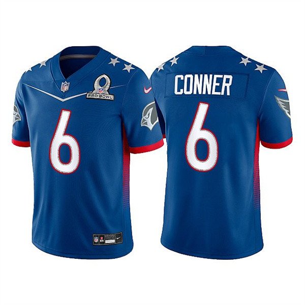 Royal Arizona Cardinals #6 James Conner 2022 NFC Pro Bowl Stitched Jersey - ACJ372