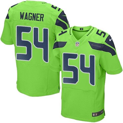 Nike Seahawks #54 Bobby Wagner Green Stitched NFL Elite Rush Jersey