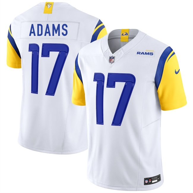 White Los Angeles Rams #17 Davante Adams 2024 F.U.S.E. Vapor Untouchable Stitched Football Jersey - LAR470