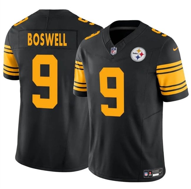 Black Pittsburgh Steelers #9 Chris Boswell 2024 F.U.S.E. Color Rush Limited Stitched Jersey - PSJ183