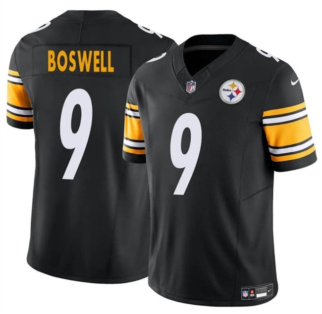 Black Pittsburgh Steelers #9 Chris Boswell 2024 F.U.S.E. Vapor Untouchable Limited Stitched Jersey - PSJ238