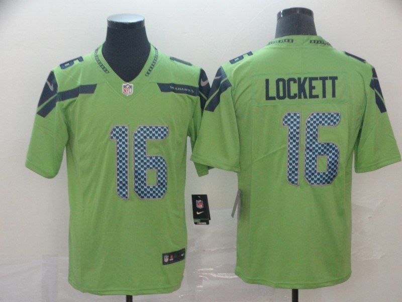 Seattle Seahawks #16 Tyler Lockett Green Vapor Untouchable Limited Stitched NFL Jersey