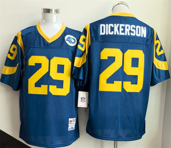 Royal Los Angeles Rams #29 Eric Dickerson Throwback Stitched Football Jersey - LAR179
