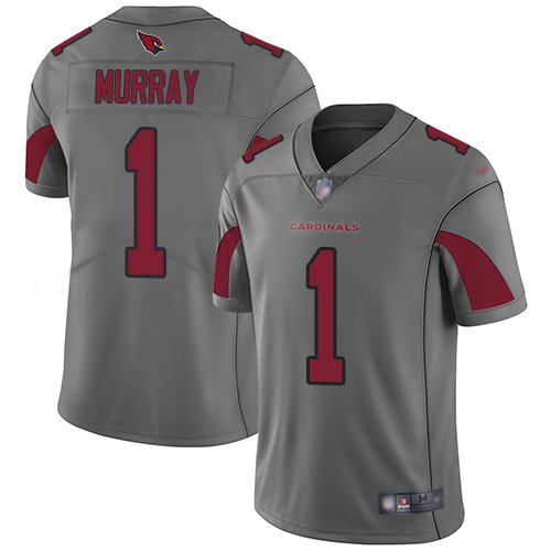 Nike Cardinals #1 Kyler Murray Silver Stitched NFL Limited Inverted Legend Jersey - ACJ98