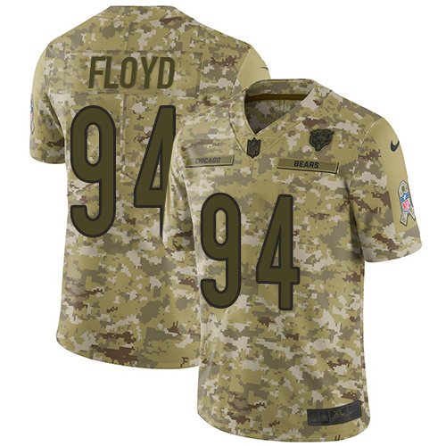Nike Bears #94 Leonard Floyd Camo Stitched NFL Limited 2018 Salute To Service Jersey - CBJ344