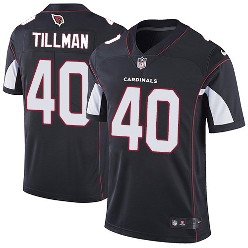 Nike Cardinals #40 Pat Tillman Black Alternate Stitched NFL Vapor Untouchable Limited Jersey - ACJ306