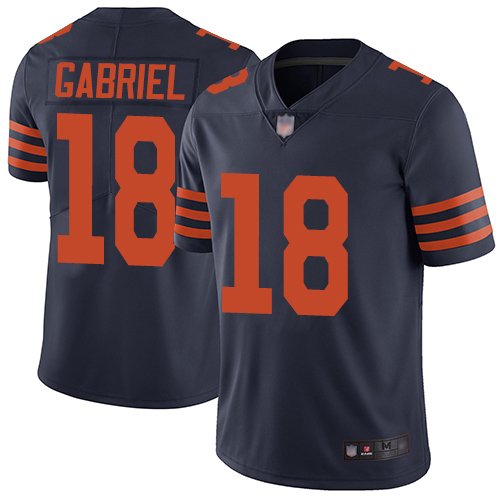 Nike Bears #18 Taylor Gabriel Navy Blue Alternate Stitched NFL Vapor Untouchable Limited Jersey - CBJ440