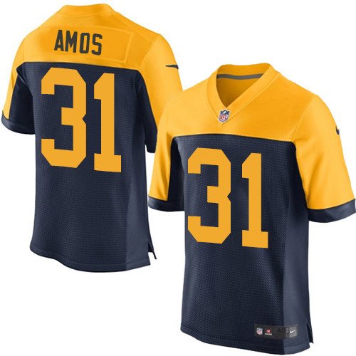 Nike Packers #31 Adrian Amos Navy Blue Alternate Stitched NFL New Elite Jersey - GBJ401