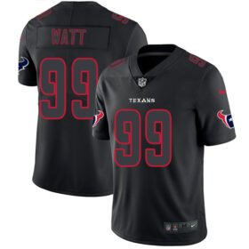 Nike Texans #99 J.J. Watt Black Stitched NFL Limited Rush Impact Jersey - HTJ192