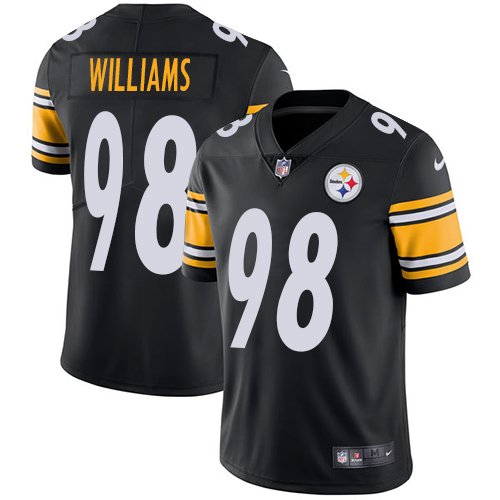 Nike Steelers #98 Vince Williams Black Team Color Stitched NFL Vapor Untouchable Limited Jersey - PSJ640