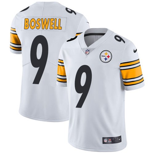 Nike Steelers #9 Chris Boswell White Stitched NFL Vapor Untouchable Limited Jersey - PSJ606