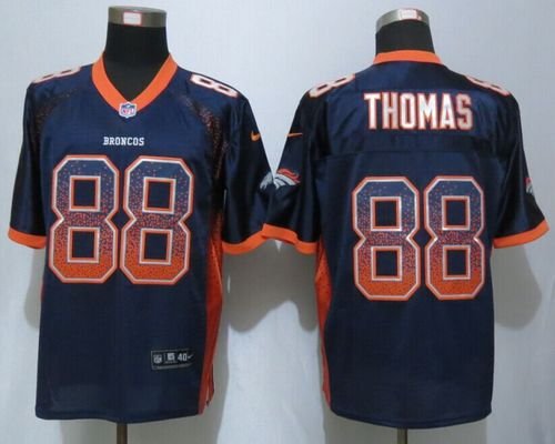 Nike Broncos #88 Demaryius Thomas Navy Blue Alternate Stitched NFL Elite Drift Fashion Jersey