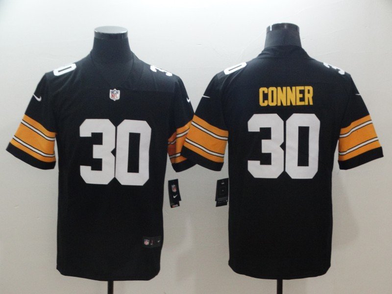 Pittsburgh Steelers #30 James Conner 2018 Black Vapor Untouchable Limited Stitched NFL Jersey - PSJ533
