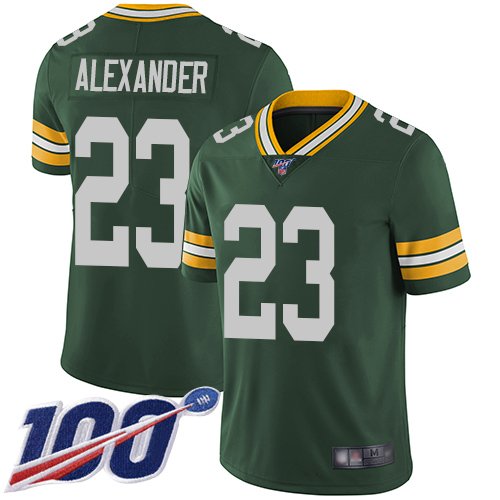 Nike Packers #23 Jaire Alexander Green Team Color Stitched NFL 100th Season Vapor Limited Jersey - GBJ60