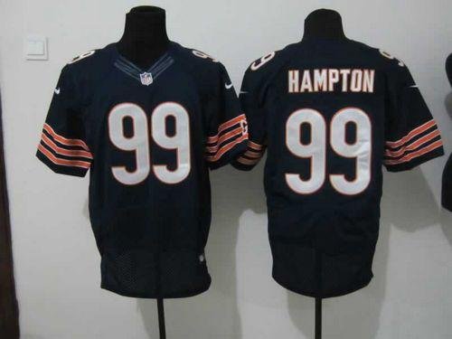 Nike Bears #99 Dan Hampton Navy Blue Team Color Stitched NFL Elite Jersey - CBJ577