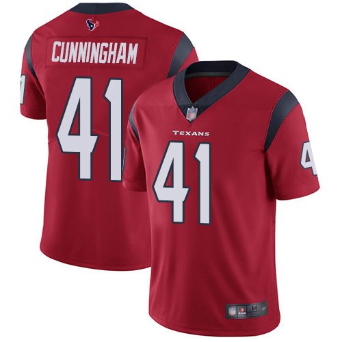 Nike Texans #41 Zach Cunningham Red Alternate Stitched NFL Vapor Untouchable Limited Jersey - HTJ275