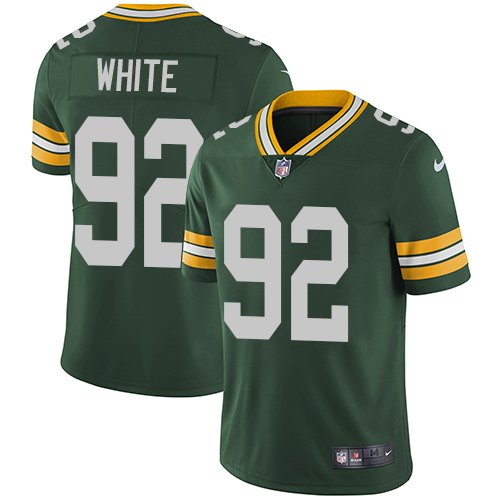 Nike Packers #92 Reggie White Green Team Color Stitched NFL Vapor Untouchable Limited Jersey - GBJ157