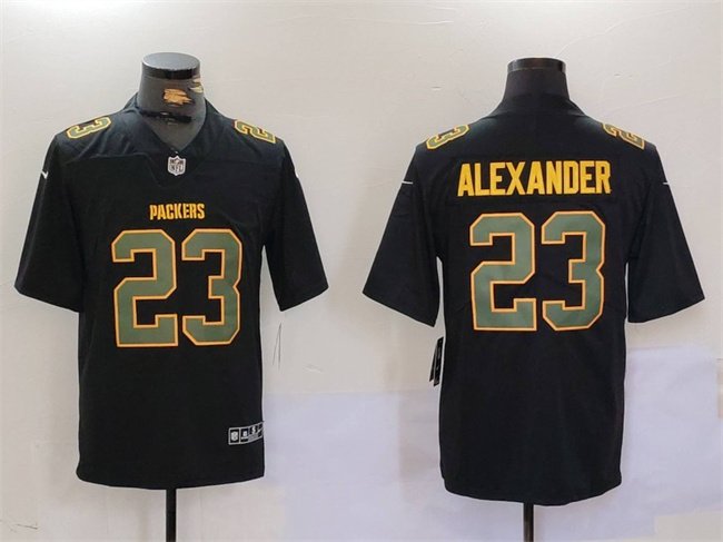 Black Green Bay Packers #23 Jaire Alexander Fashion Vapor Limited Stitched Football Jersey - GBJ271