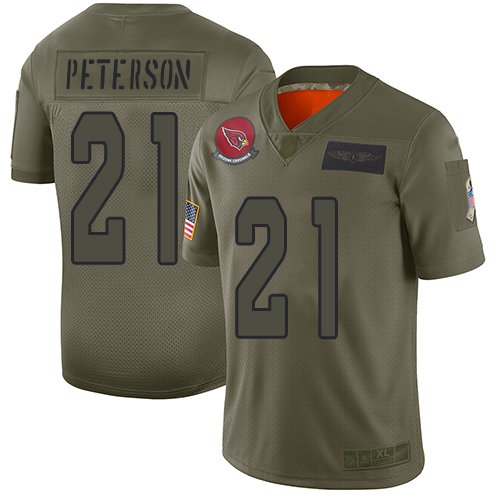 Nike Cardinals #21 Patrick Peterson Camo Stitched NFL Limited 2019 Salute To Service Jersey - ACJ141