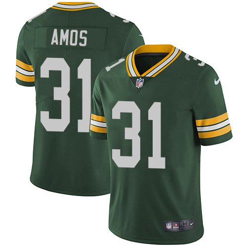 Nike Packers #31 Adrian Amos Green Team Color Stitched NFL Vapor Untouchable Limited Jersey - GBJ584