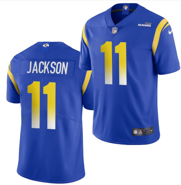 Blue Los Angeles Rams #11 DeSean Jackson 2020 Vapor Untouchable Limited Stitched Jersey - LAR71