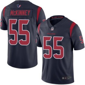 Nike Texans #55 Benardrick McKinney Navy Blue Stitched NFL Limited Rush Jersey - HTJ251