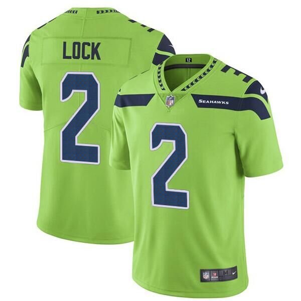 Green Seattle Seahawks #2 Drew Lock Vapor Untouchable Limited Stitched Jersey
