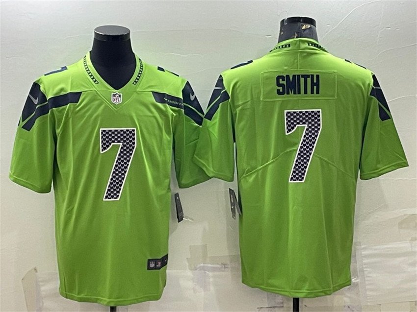 Green Seattle Seahawks #7 Geno Smith Vapor Untouchable Limited Stitched Jersey