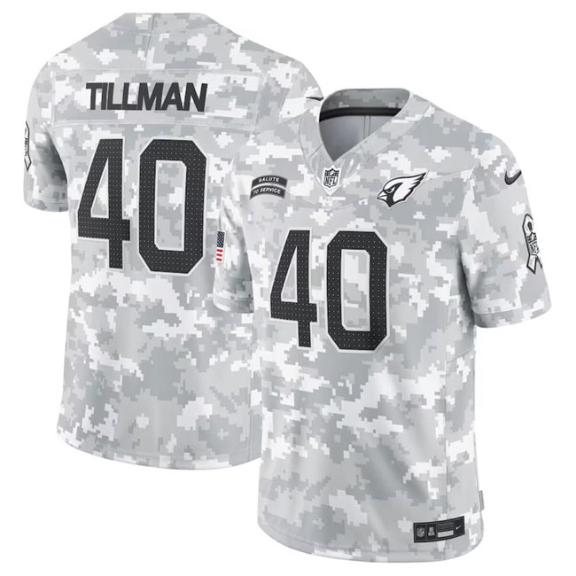Arctic Camo Arizona Cardinals #40 Pat Tillman 2024 Salute To Service Limited Stitched Football Jersey - ACJ70