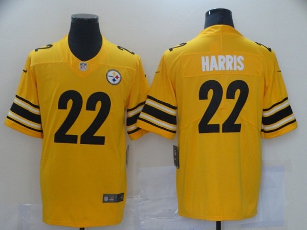 Gold Pittsburgh Steelers #22 Najee Harris Inverted Legend NFL Jersey - PSJ604