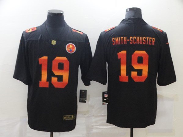 Pittsburgh Steelers #19 JuJu Smith-Schuster 2020 Black Fashion Limited Stitched Jersey - PSJ657