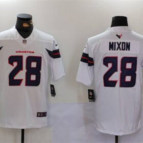 White Houston Texans #28 Joe Mixon Vapor Untouchable Stitched Football Jersey - HTJ234