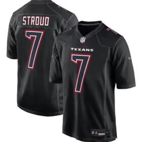 Black Houston Texans #7 C.J. Stroud Stitched Game Jersey - HTJ242