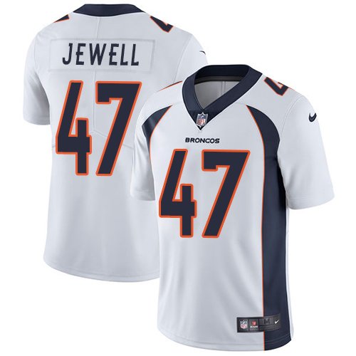 Nike Broncos #47 Josey Jewell White Stitched NFL Vapor Untouchable Limited Jersey