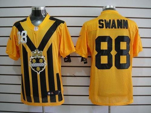 Nike Steelers #88 Lynn Swann Gold 1933s Throwback Embroidered NFL Elite Jersey - PSJ285