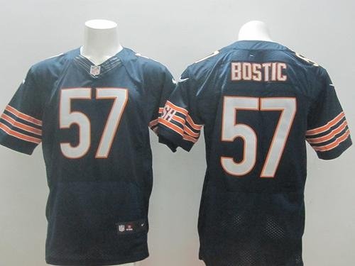 Nike Bears #57 Jon Bostic Navy Blue Team Color Stitched NFL Elite Jersey - CBJ116