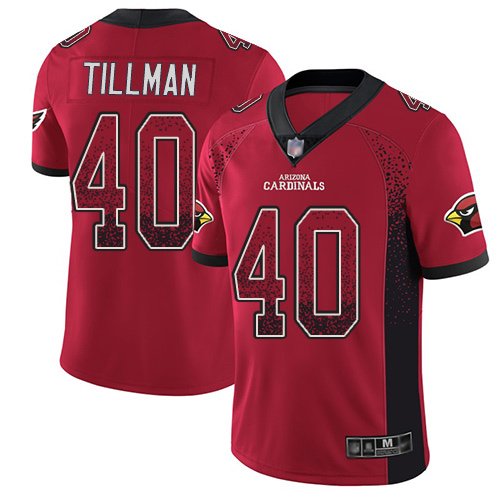 Nike Cardinals #40 Pat Tillman Red Team Color Stitched NFL Limited Rush Drift Fashion Jersey - ACJ375